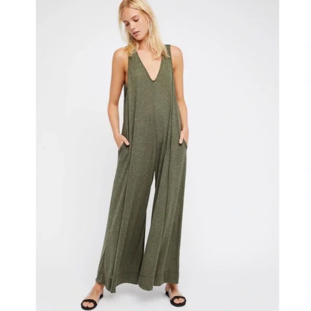 Free People Beach Fulton Wide Leg Jumpsuit
